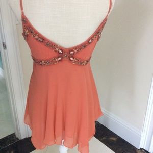Cache blouse with crystal M